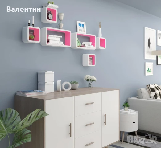 Комплект от 3 рафта за стена, снимка 4 - Етажерки - 51147739