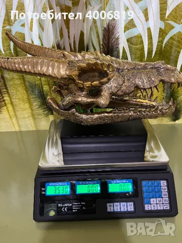 Декорация,скулптура глава на дракон от полиран бронз ХХL, снимка 10 - Декорация за дома - 49322064