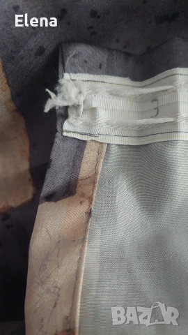 Две тъмни пердета с тежест – 185х135 см, снимка 3 - Пердета и завеси - 52836450