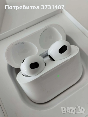 Безжични слушалки AirPods 3, снимка 10 - Безжични слушалки - 53658387