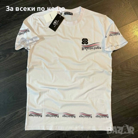 Balenciaga Мъжка Тениска👕Мъжка Блуза С Къс Ръкав - Различни Цветове - 5 Модела Код Urban38, снимка 5 - Тениски - 53669710