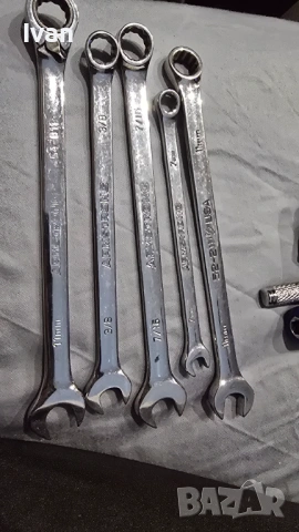 Професионални гаечни ключове с тресчотка ARMSTRONG USA – 5 бр., снимка 5 - Ключове - 53910962