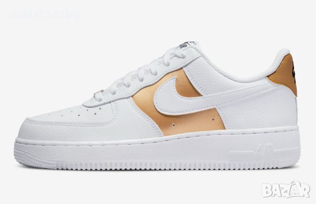 Nike - Air Force 1 Low номер 40.5 дамски бели Оригинал Код 0519, снимка 1 - Маратонки - 46243570