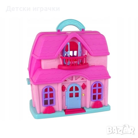 Къща за кукли семейство кукли с куче и мебели, музикална , снимка 15 - Кукли - 52778026