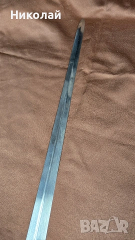 Огромен европейски палаш,сабя, шпага 19ти век 110см дължина, снимка 6 - Антикварни и старинни предмети - 53939410