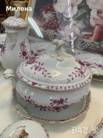 HUTSCHENREUTHER Germany Linderhof Сервиз 53 части , снимка 4 - Сервизи - 54279404