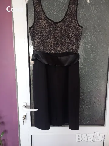 Черна официална рокля 44 номер , снимка 7 - Рокли - 41567527