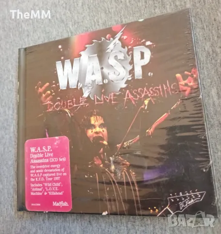 WASP - Double Live Assassins, снимка 1 - CD дискове - 48266276