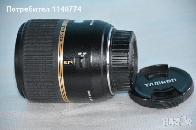 Tamron SP AF 60mm f/2 Di II Macro 1:1 за Nikon, снимка 3 - Обективи и филтри - 46410004