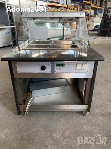 Бенмари топла витрина трифазна, снимка 3 - Обзавеждане за заведение - 50766231