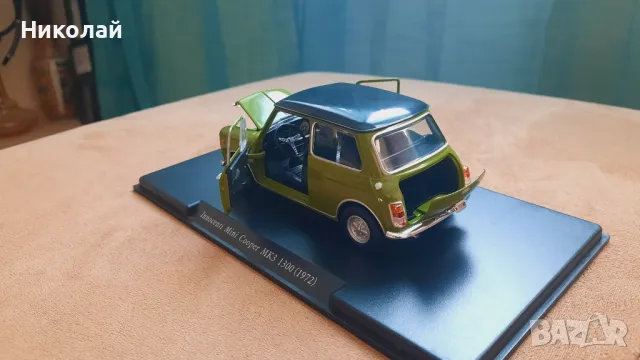 1972 Innocenti Mini Cooper MK3 1300 1:24 Leo Models Diecast Колекционерски модел количка, снимка 10 - Колекции - 49237359