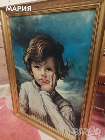 Уникална картина 59/79см, снимка 4 - Картини - 52665772