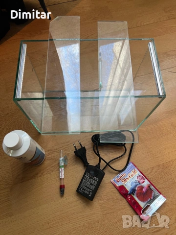 Малък аквариум, снимка 7 - Аквариуми - 53395052