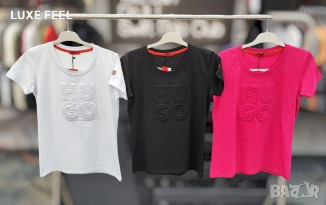 Hugo ✨Дамска Тениска -Бяла -XL