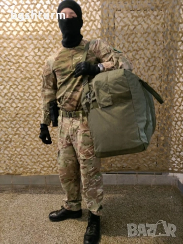 Сак военен от бундесвера''olive'' 80литра, снимка 4 - Сакове - 53336893