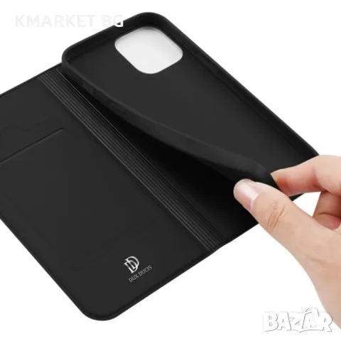 Аpple iphone 13 mini DUX DUCIS Кожен Калъф и Протектор, снимка 8 - Калъфи, кейсове - 48224296