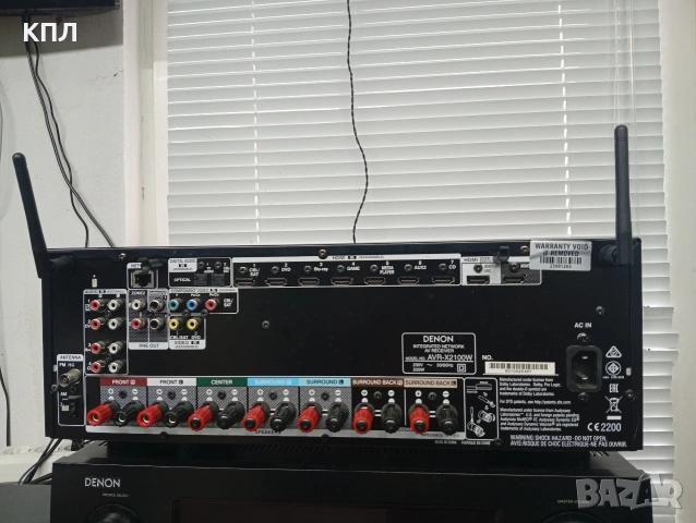7.2 канален ресивър DENON AVR-X 2100 Bluetooth 4K Wi-fi, снимка 8 - Ресийвъри, усилватели, смесителни пултове - 53505179