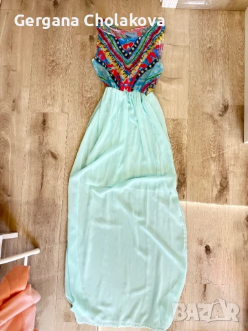 Рокля дълга с подплата