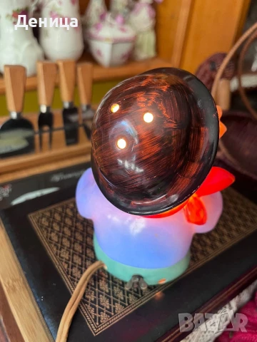 Винтидж лампа-фигурка Hummel на момченце свирещо на акордеон.  , снимка 13 - Антикварни и старинни предмети - 51290483