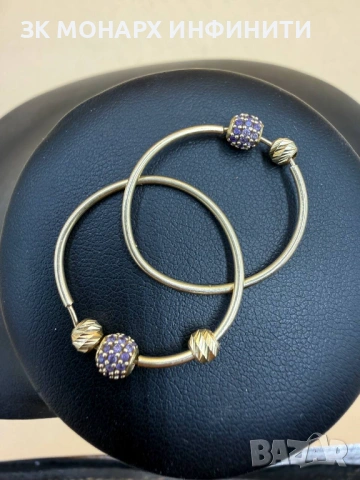 Златни обеци /585/, снимка 6 - Обеци - 53866256