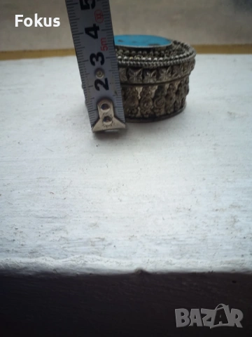 Стара кутийка с камък кутия № 2, снимка 6 - Антикварни и старинни предмети - 53503290