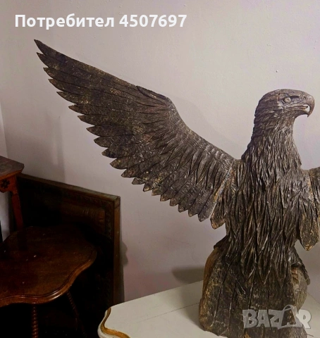 Скулптурата на Орел 1890г., снимка 6 - Статуетки - 53076920