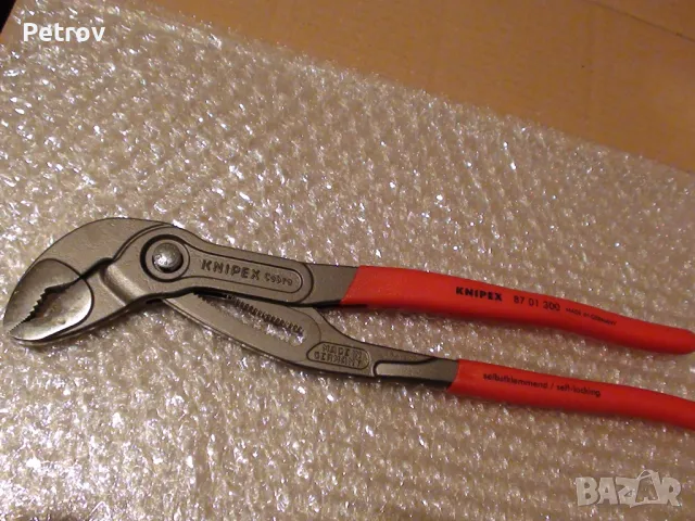 KNIPEX 87 01 300 Cobra - Made in Germany - ЧИСТО НОВИ Клещи Гарги / Директно от Германия / ORIGINAL , снимка 1 - Клещи - 44687567