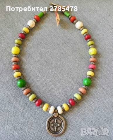 Колиета тюркоаз, снимка 3 - Колиета, медальони, синджири - 51364274