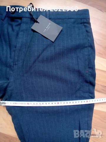 Ted Baker  памук,лен нов панталон  Л размер , снимка 6 - Панталони - 45808317