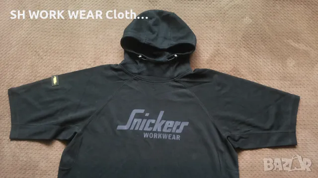 Snickers 2850 LOGO HOODIE Work размер XL / XXL работен суичър без ръкави W4-320, снимка 4 - Суичъри - 48343184