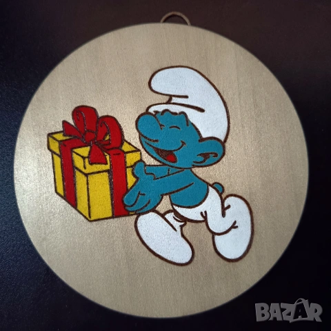Смърф - Ръчна пирография - Smurf - The Smurfs