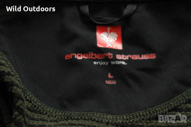 ENGELBERT STRAUSS - мъжко поларено яке, размер L, снимка 5 - Екипировка - 53905936