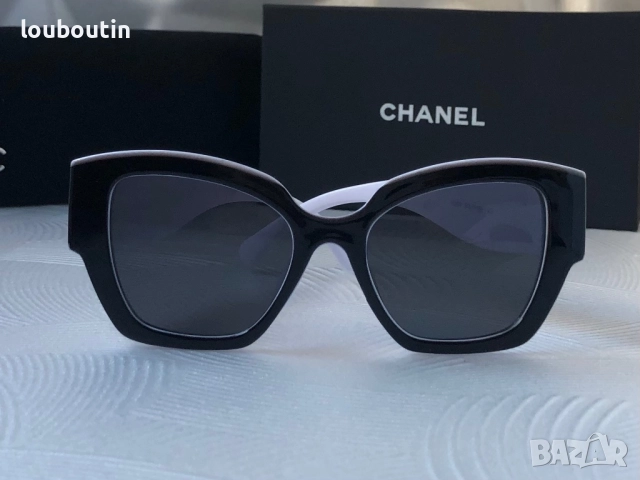 Дамски слънчеви очила котка черно и бяло, снимка 6 - Слънчеви и диоптрични очила - 52914722