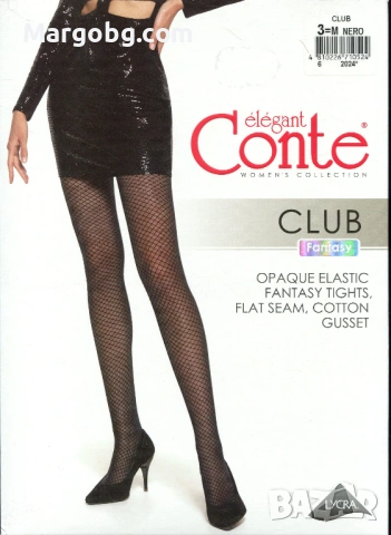 Чорапогащник фигурален Conte Club 30 den