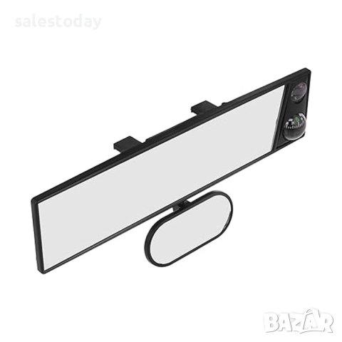 Огредало за обратно виждане за кола, вътрешно+ компас