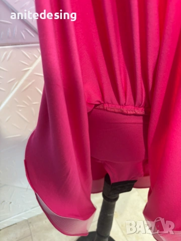 Детска цикламена рокля за спортни танци, снимка 7 - Детски рокли и поли - 53523917