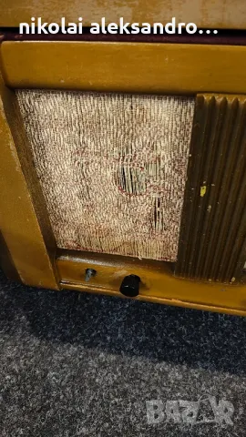 ретро радио грамофон , снимка 2 - Антикварни и старинни предмети - 48759149
