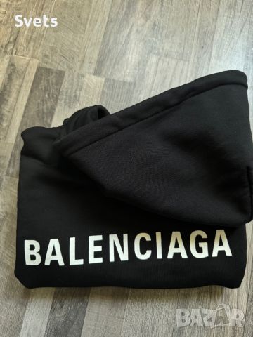 Balenciaga Hoodie, снимка 3 - Суичъри - 46749535