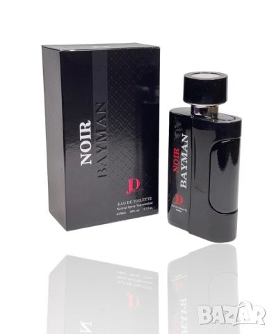 NOIR BAYMAN Eau De Toilette for Men 100ml. Добре дошли в света на неповторимия стил и интрига с NOIR, снимка 1 - Мъжки парфюми - 46472023