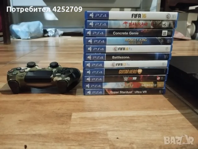 Playstation4 с джойстик, стойка и 11 игри , снимка 3 - PlayStation конзоли - 49459525