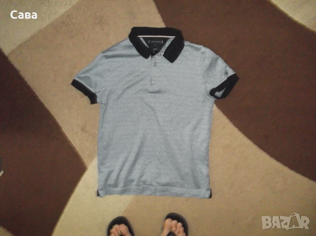 Тениски TOMMY HILFIGER  мъжки,С-М-Л /черна,червен и син меланж/, снимка 6 - Тениски - 51067892