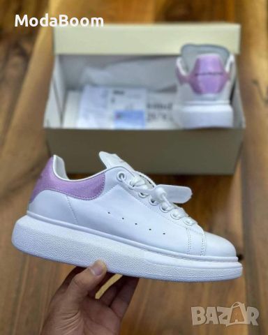 🤩💜НАМАЛЕНИ Alexander McQueen Уникални Дамски Маратонки С Лилаво💜🤩, снимка 1 - Маратонки - 46184856