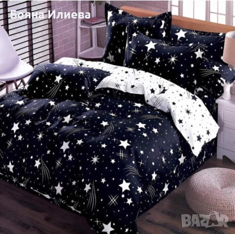 Луксозни двулицеви спални комплекти 6 части , снимка 8 - Спално бельо - 51566899