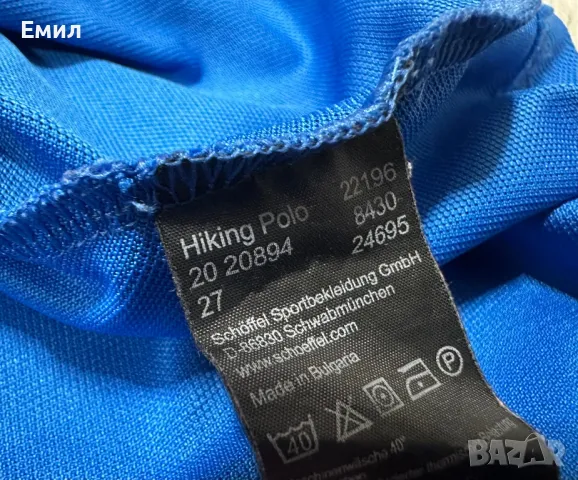 Мъжка тениска Schoffel Hiking Polo Tee, Размер XL, снимка 5 - Тениски - 46982490