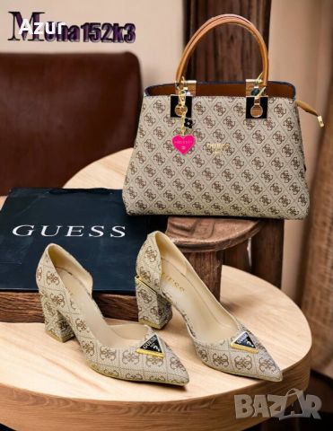 дамски обувки и чанта guess 