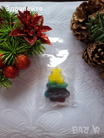 Промо!!! Красиви коледни глицеринови сапунчета, снимка 15 - Декорация за дома - 52539762
