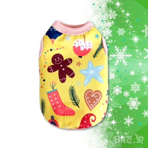 Коледни блузки за малки кучета. Коледени дрехи за малко бебе куче. Дрехи за кучета. Кучешки дрехи.

, снимка 2 - За кучета - 52118146