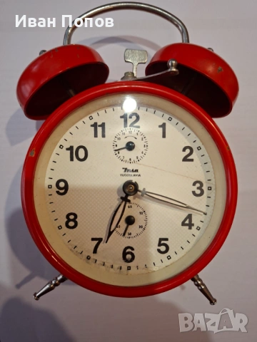 Будилник механичен. Insa - Югославия работи, звъни.