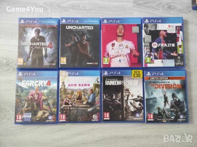 ps4 игри fifa, uncharted и др., снимка 1 - Игри за PlayStation - 45935387