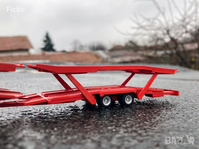 Mercedes Actros 1836 MP3 Kassbohrer Herpa 1:87 Автовоз, снимка 10 - Колекции - 53012962